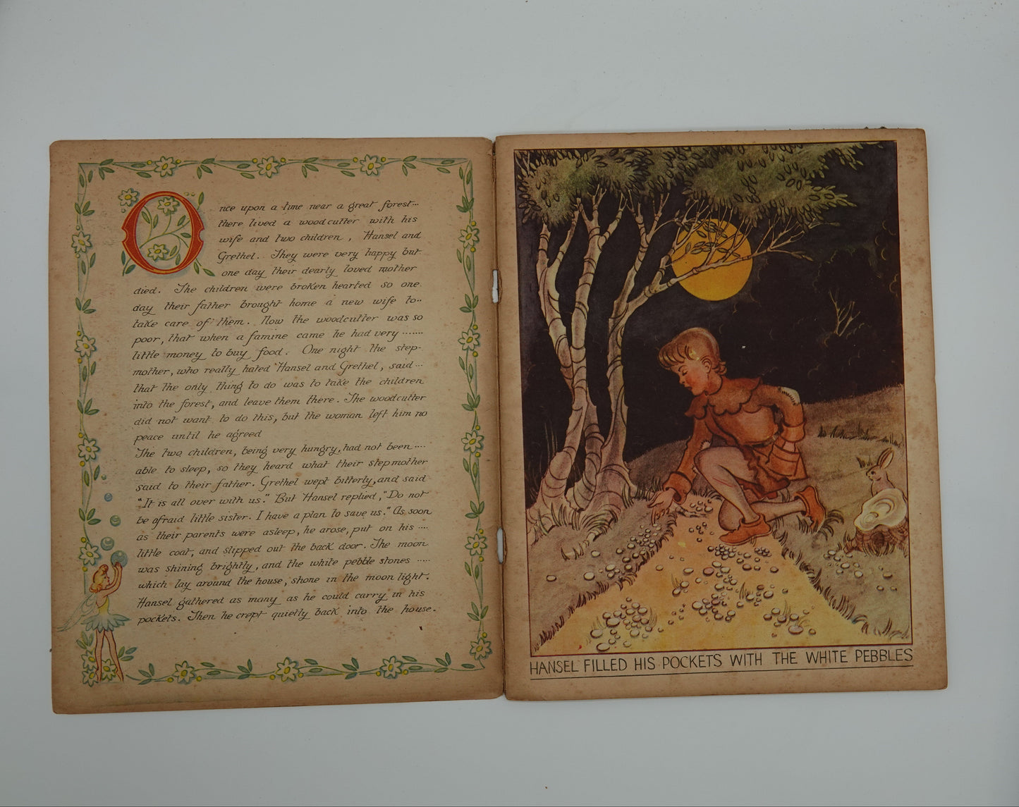 A rare vintage illustrated copy of Hansel and Grethal
