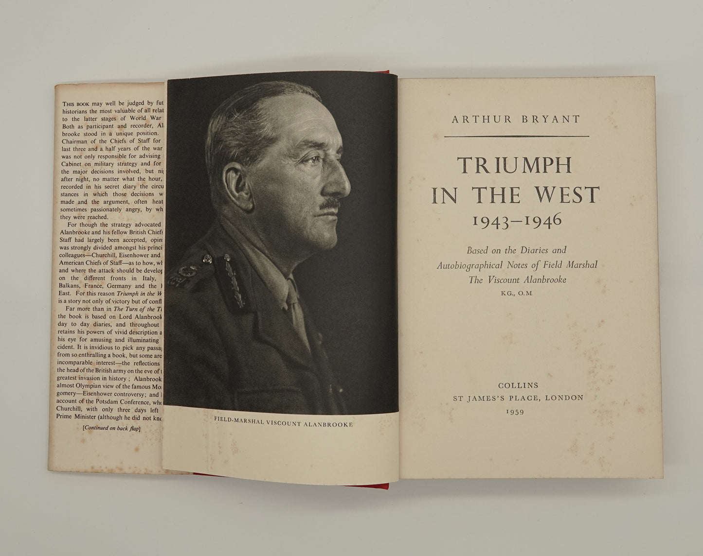First edition of Triumph in the West 1943-1946 by Arthur Bryant