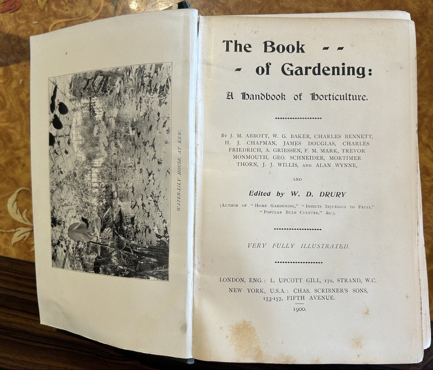 A scarce classic... The Book of Gardening - A handbook of horticulture, first edition 1900