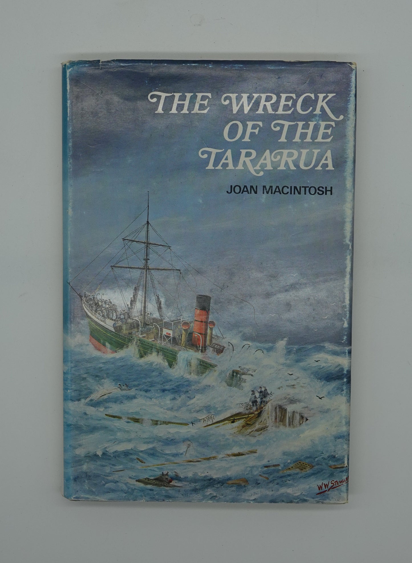 A signed first edition of The Wreck of the Tararua