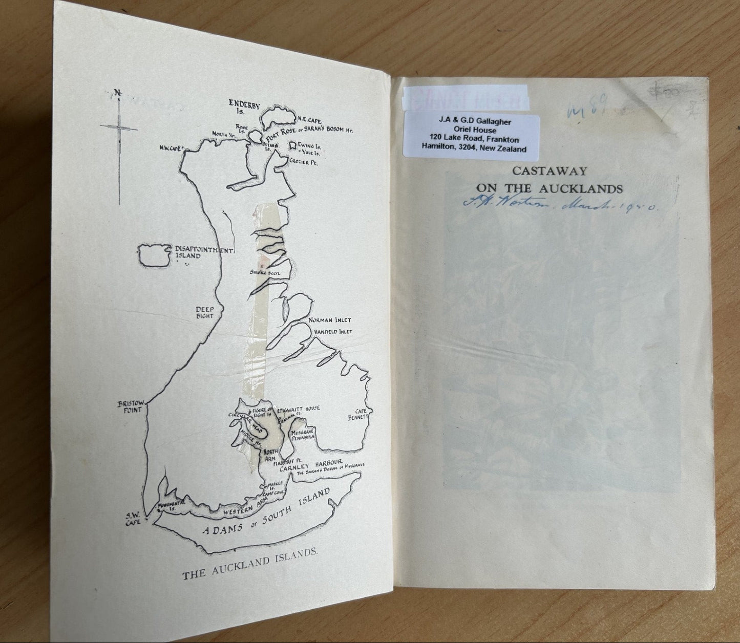 Castaway on the Aucklands, the private journals of Thomas Musgrave