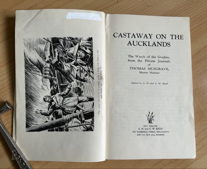 Castaway on the Aucklands, the private journals of Thomas Musgrave