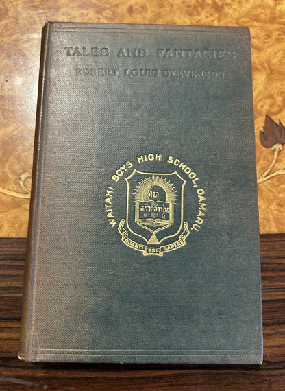 Tales and Fantasies by Robert Louis Stevenson, a lovely copy from 1920