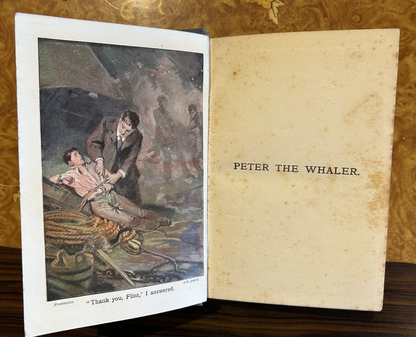 Peter the Whaler, historical childrens fiction by William Kingston, 1903