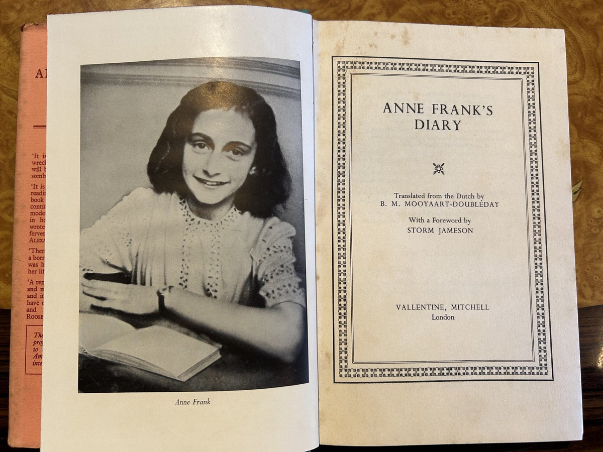 Anne Frank's Diary, a nice copy from 1958