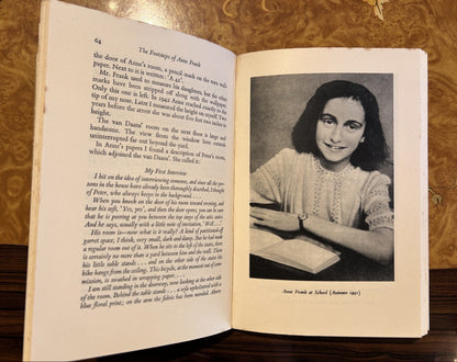 The Footsteps of Anne Frank by Ernst Schnabel, first English edition 1959