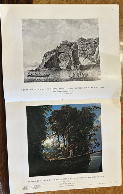 New Zealand Paintings by Captain Cook's Artists, large colour plates through out.