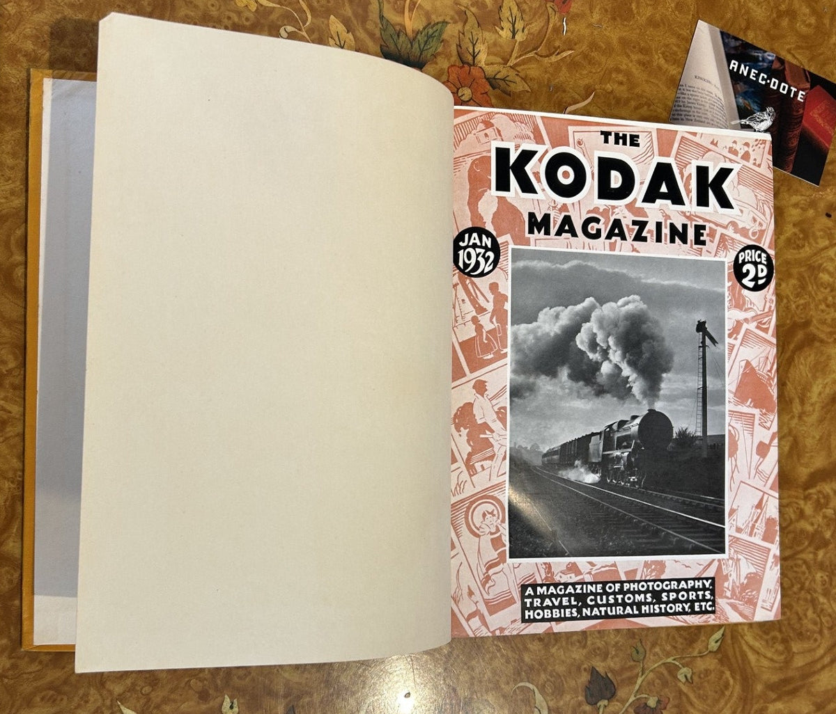 The Kodak Magazine, hard bound complete set from 1932