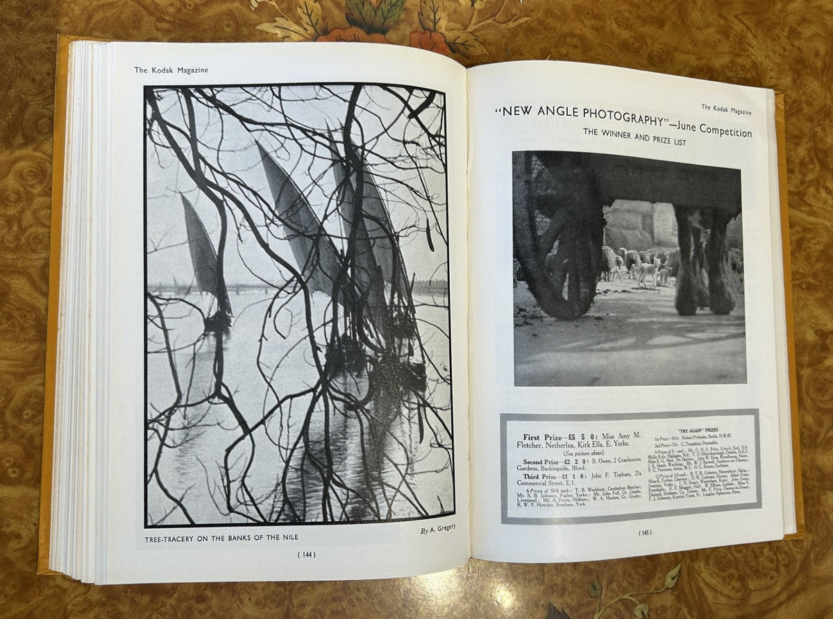 The Kodak Magazine, hard bound complete set from 1932