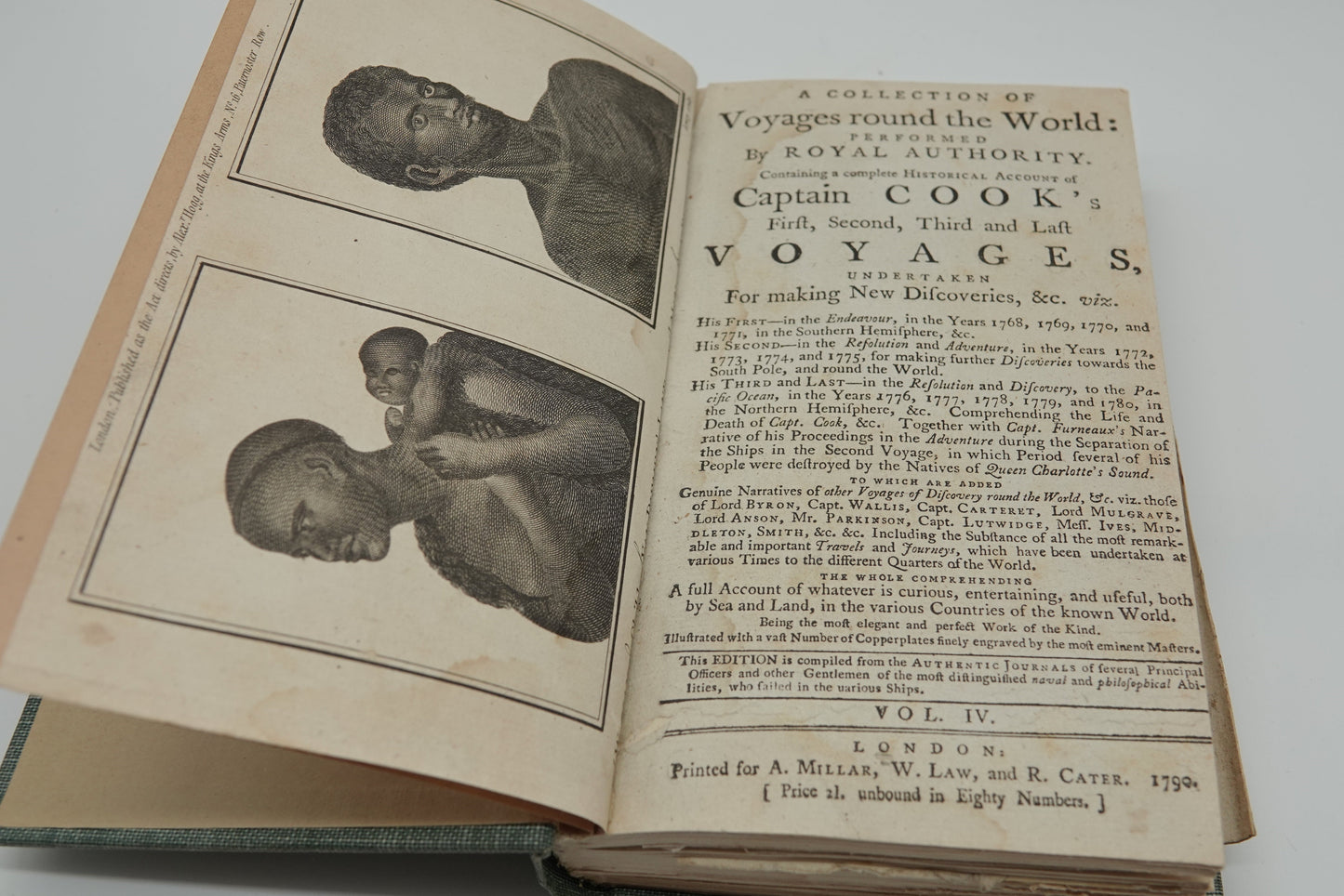 Captain James Cook - A Collection Of Voyages round the World