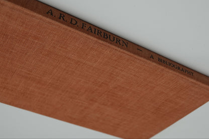 A.R.D. Fairburn - A Bibliography