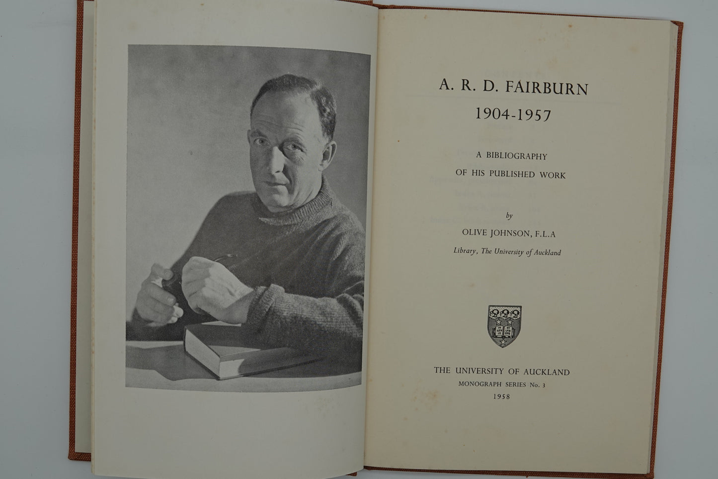 A.R.D. Fairburn - A Bibliography
