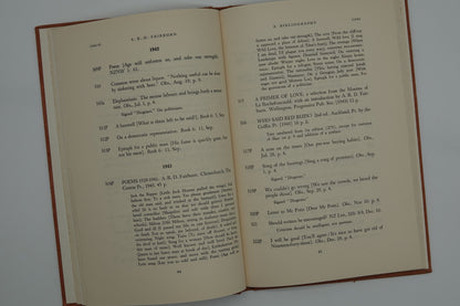 A.R.D. Fairburn - A Bibliography