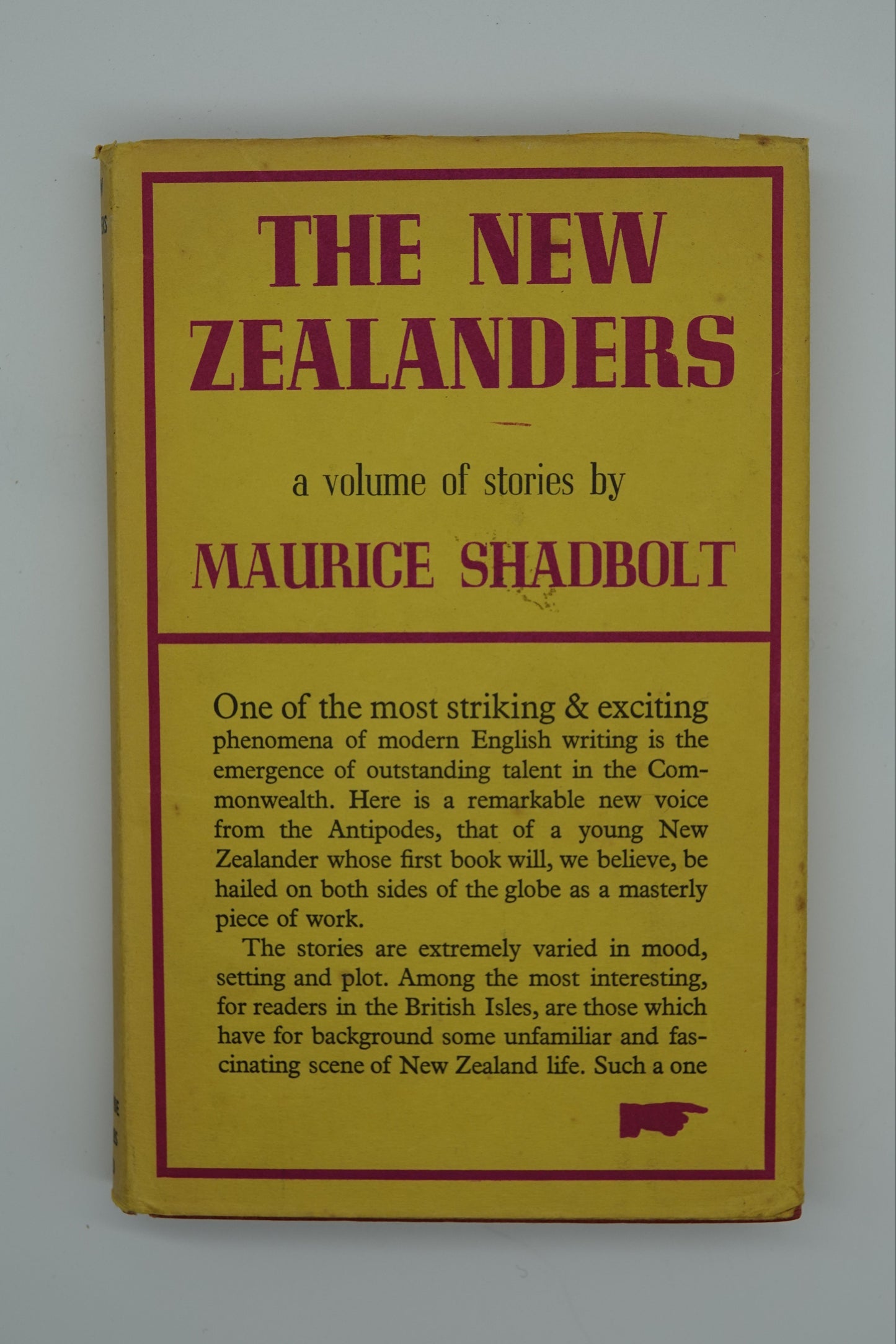 The New Zealanders A Sequence of Stories