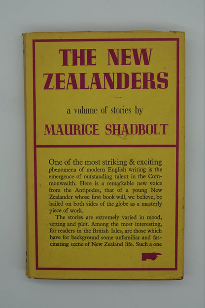The New Zealanders A Sequence of Stories