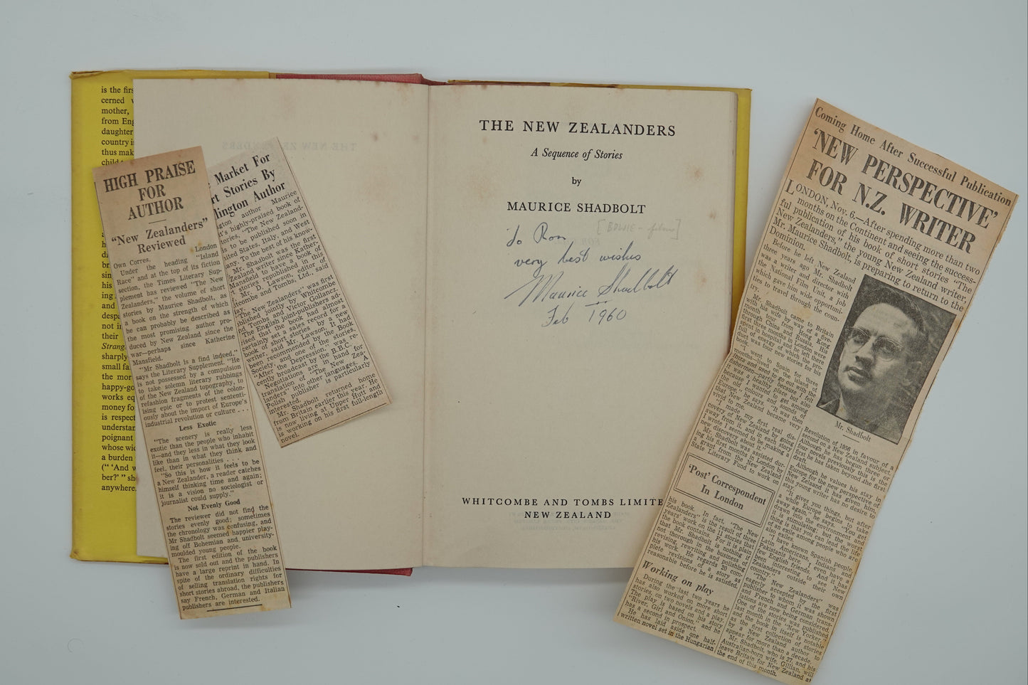 The New Zealanders A Sequence of Stories