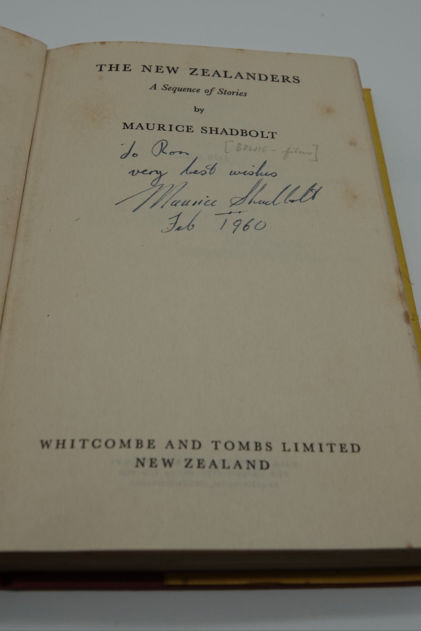 The New Zealanders A Sequence of Stories