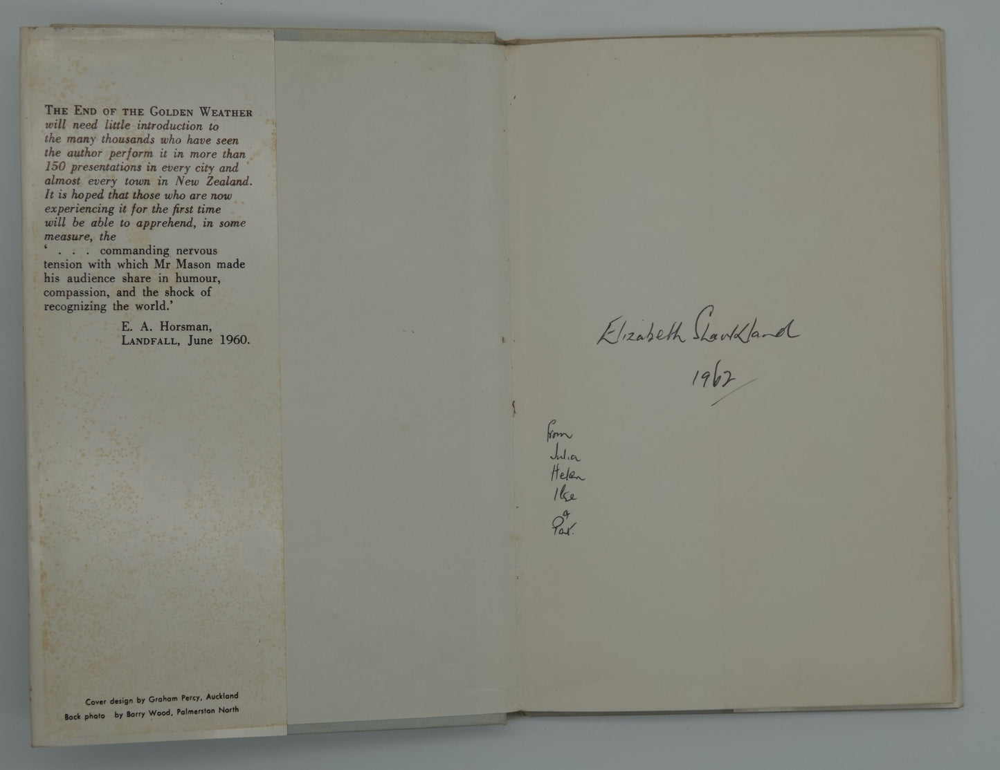 End of the Golden Weather - Bruce Mason