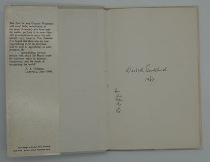 End of the Golden Weather - Bruce Mason