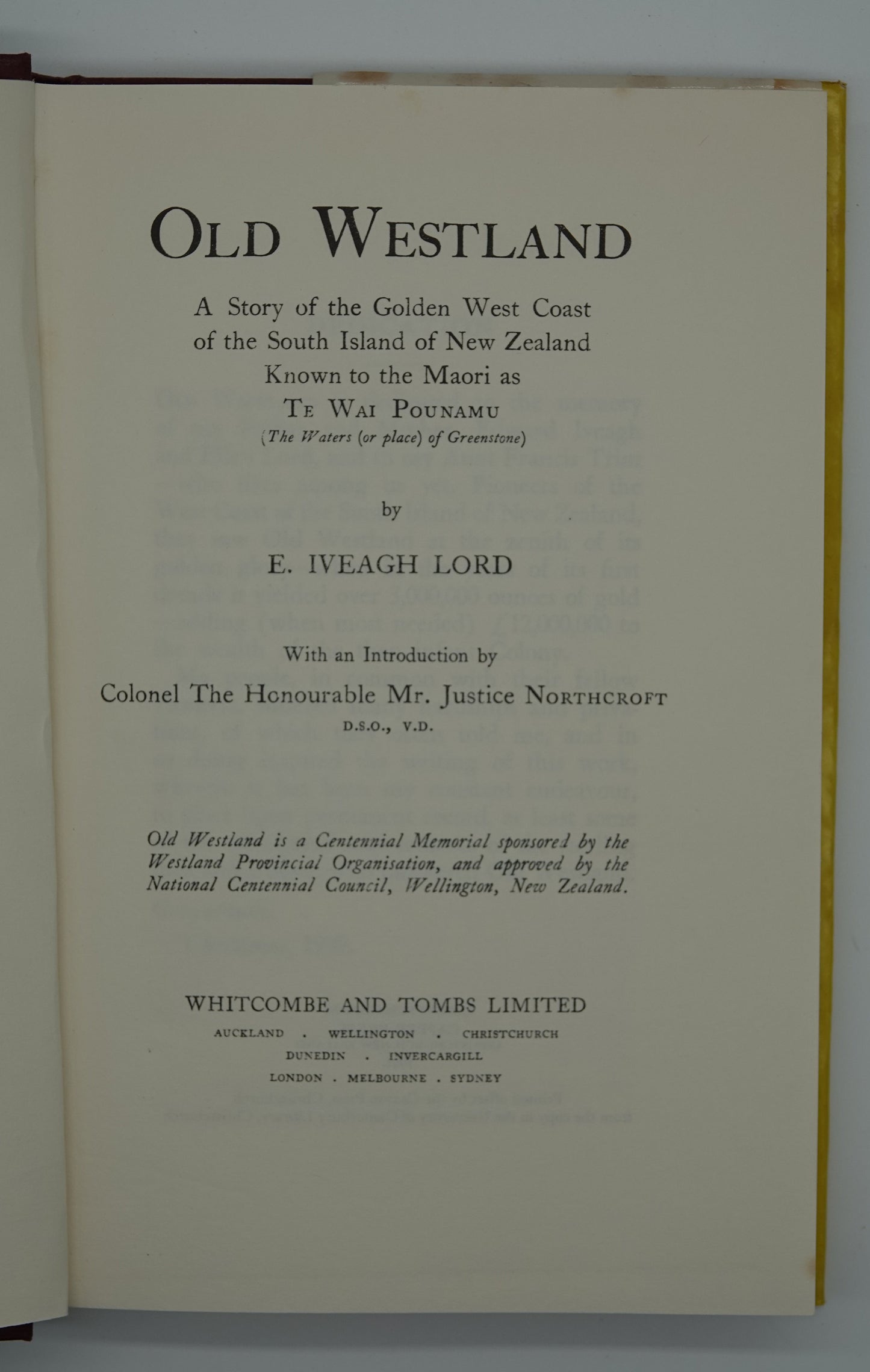 Old Westland by E.I. Lord