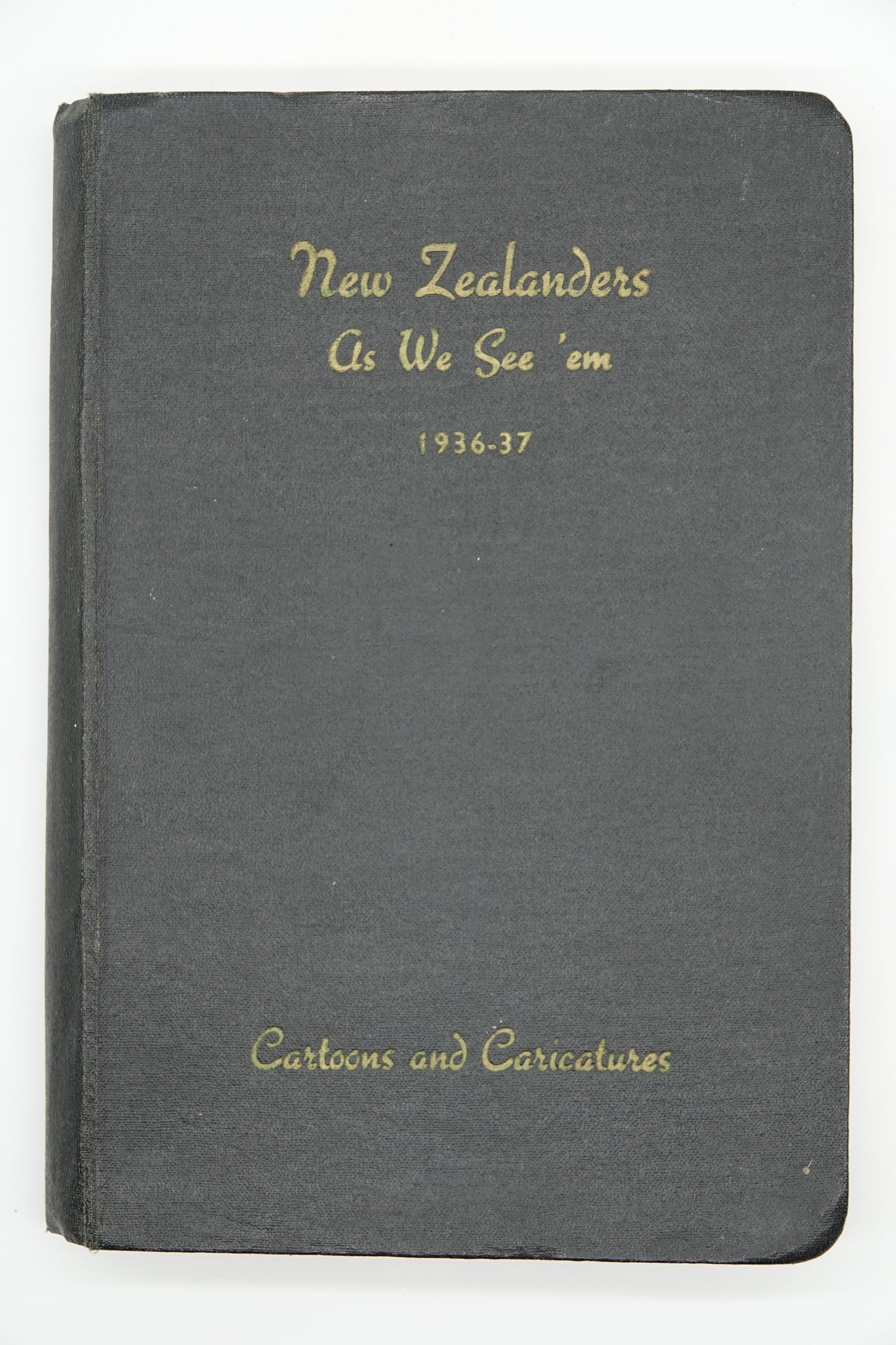 This is a weird, almost disturbing little collectors item... New Zealanders As We See 'em 1936-37