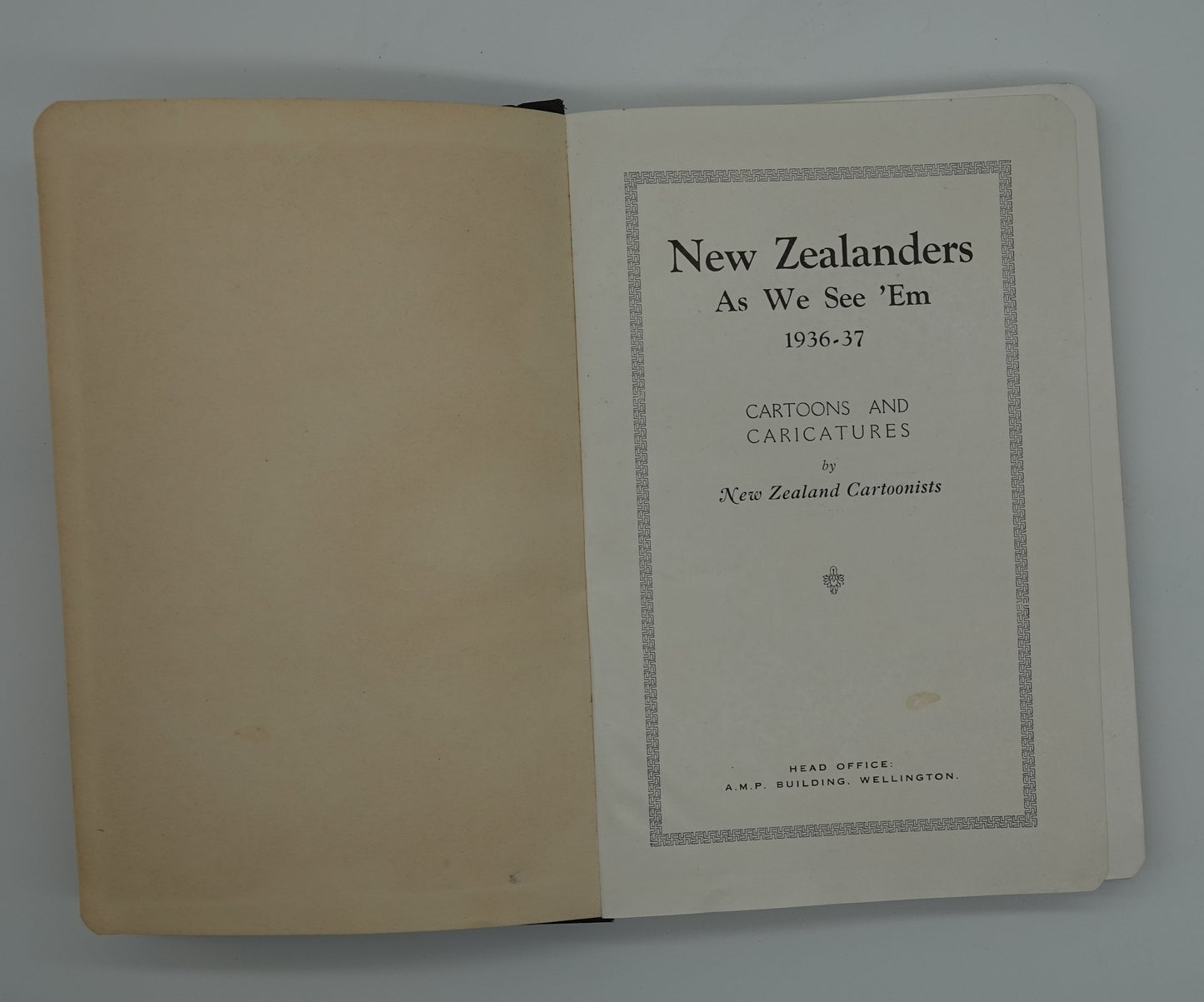 This is a weird, almost disturbing little collectors item... New Zealanders As We See 'em 1936-37