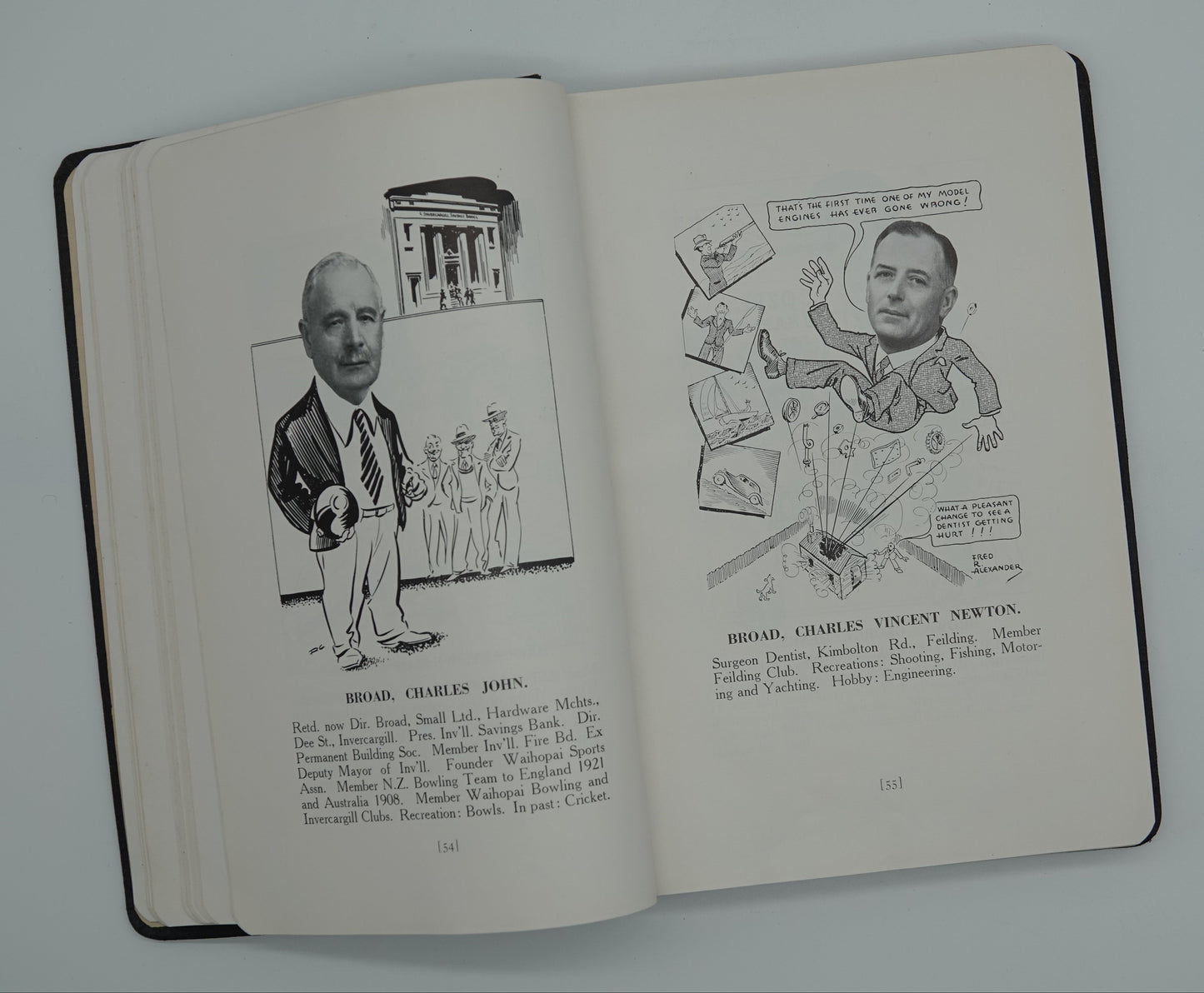 This is a weird, almost disturbing little collectors item... New Zealanders As We See 'em 1936-37