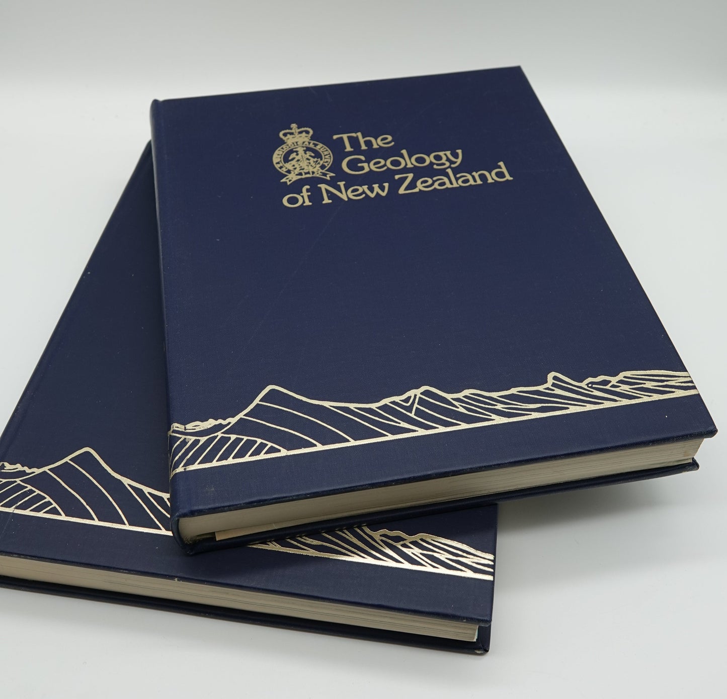 The Geology of New Zealand, two beautiful first edition volumes with maps