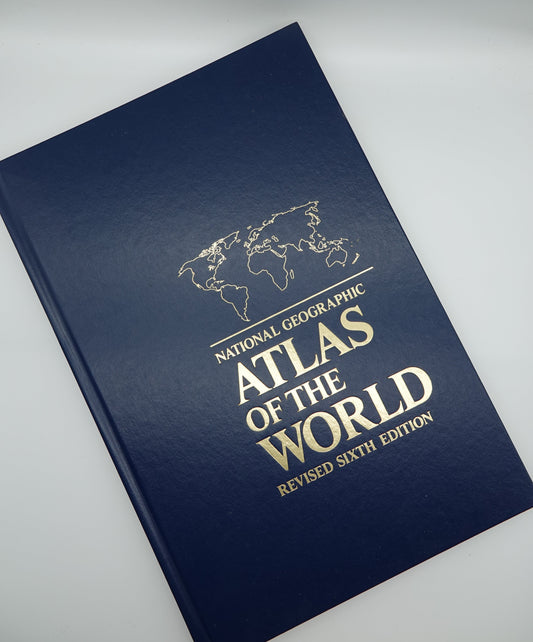 A whopper.... the National Geographic Atlas of the World from 1995