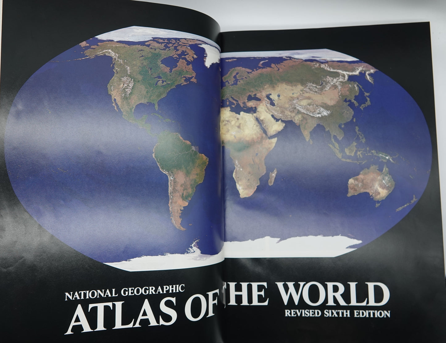 A whopper.... the National Geographic Atlas of the World from 1995