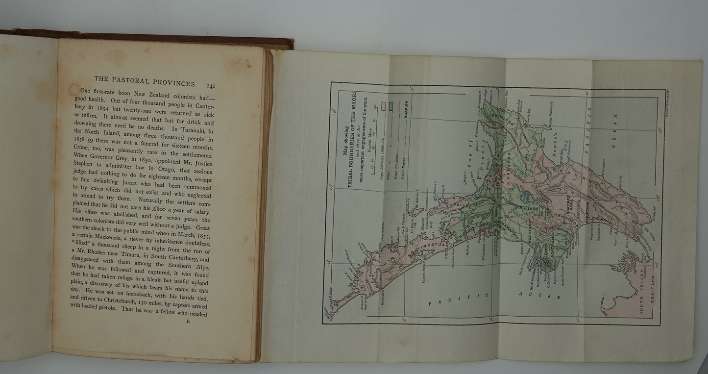 Rare, first edition .....The Long White Cloud Ao.Tea.Roa by William Pember Reeves