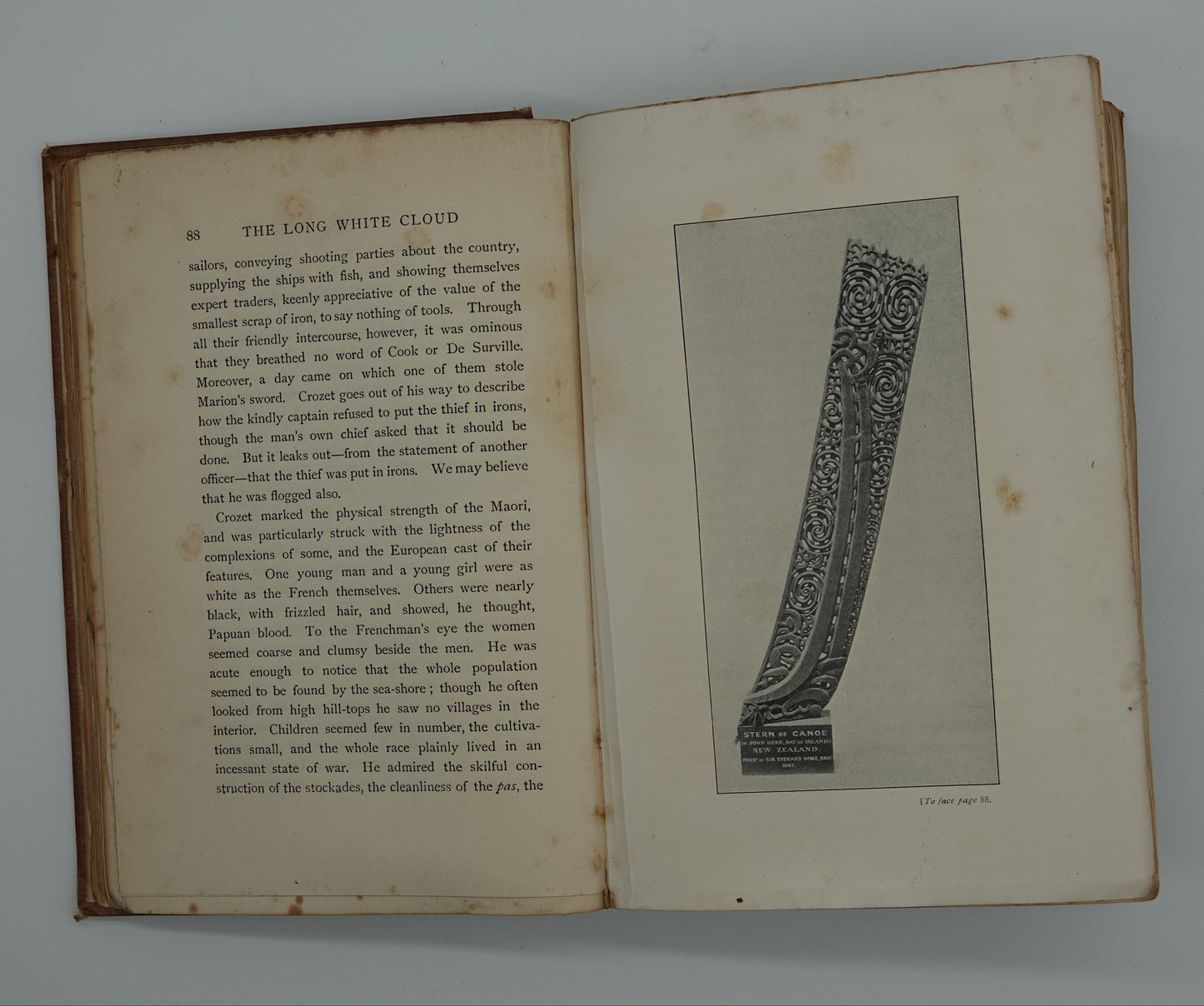 Rare, first edition .....The Long White Cloud Ao.Tea.Roa by William Pember Reeves