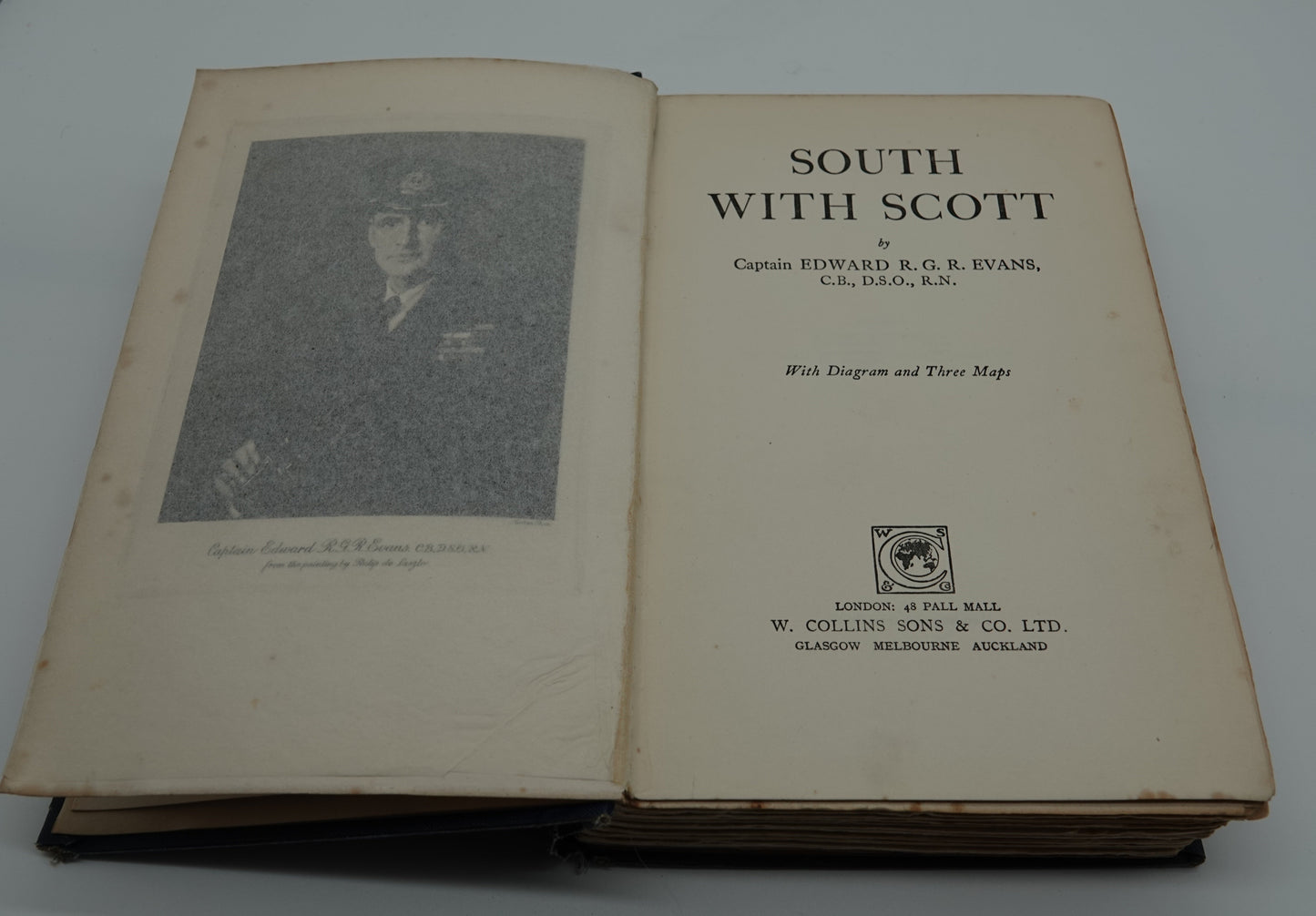 South With Scott, scarce fifth edition of the iconic book by Captain Edward Evans