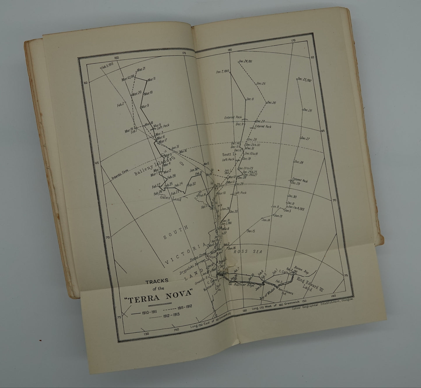 South With Scott, scarce fifth edition of the iconic book by Captain Edward Evans