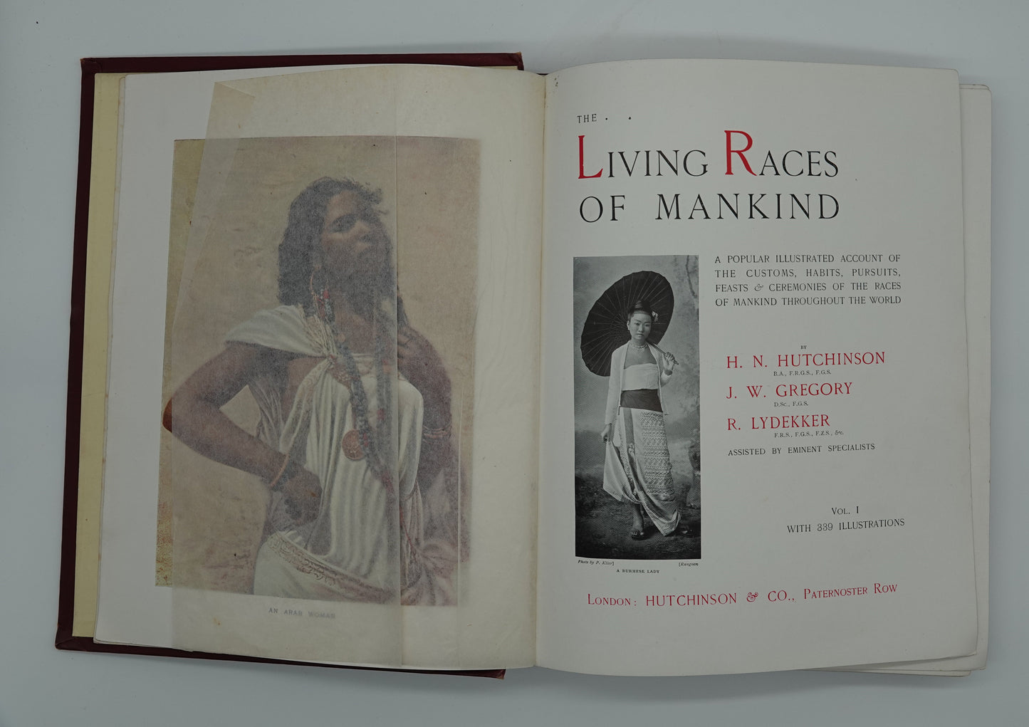 First Edition of the Living Races of Mankind, in two beautiful large volumes