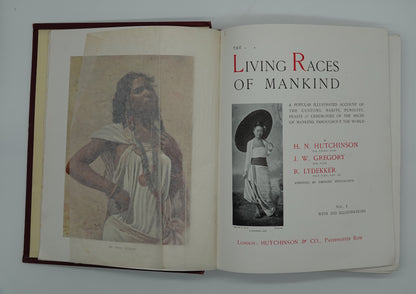 First Edition of the Living Races of Mankind, in two beautiful large volumes