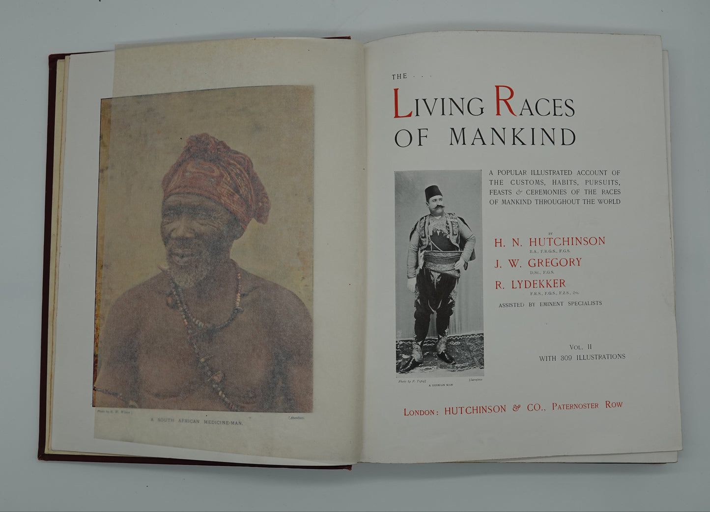 First Edition of the Living Races of Mankind, in two beautiful large volumes