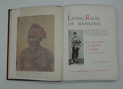 First Edition of the Living Races of Mankind, in two beautiful large volumes