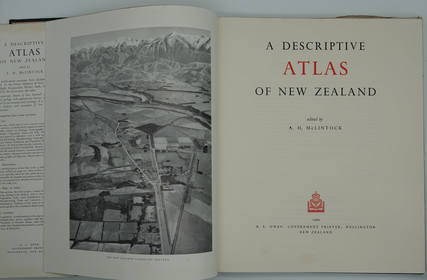 A mid century treasure....Descriptive Atlas of New Zealand,