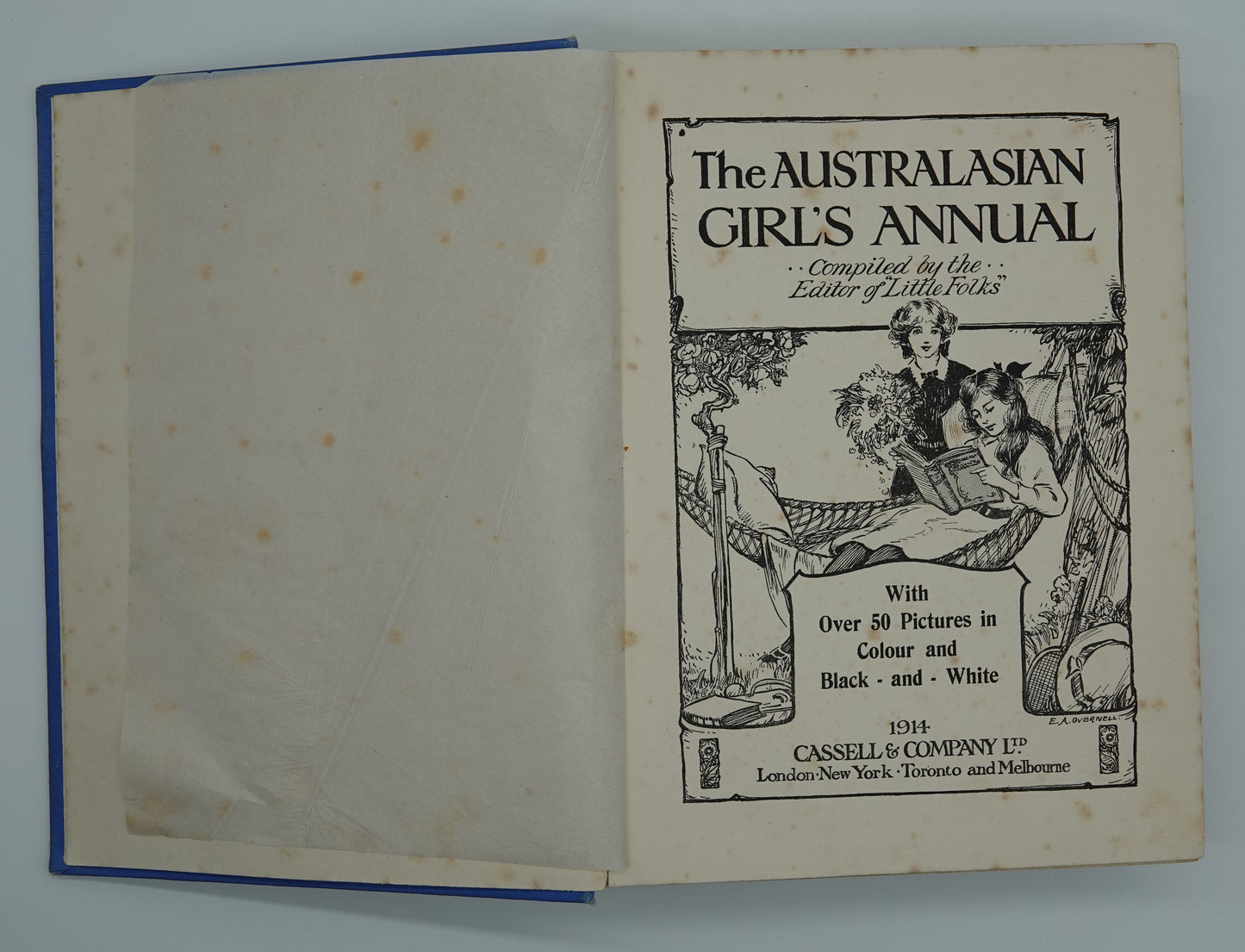 This is very cool... The Australasian Girls Annual, 1914