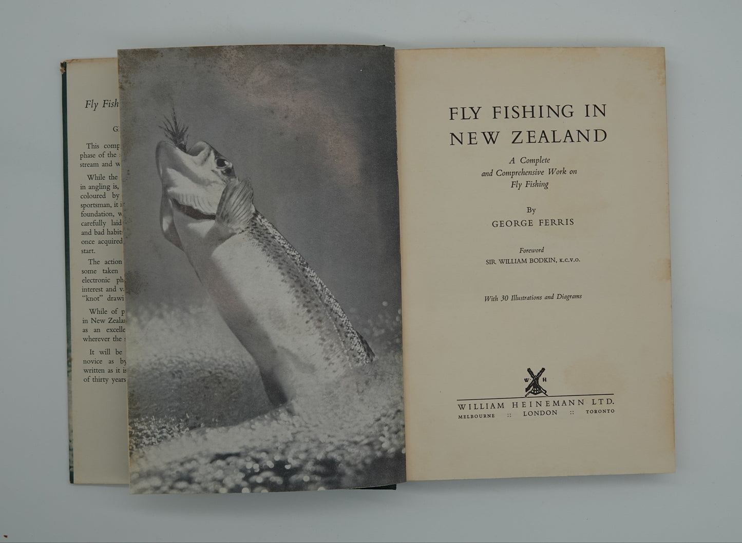 Fly Fishing in New Zealand, first edition by George Ferris 1954