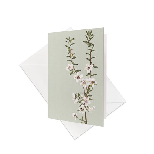 Vintage Botanical Manuka - Mini Gift Card & Envelope
